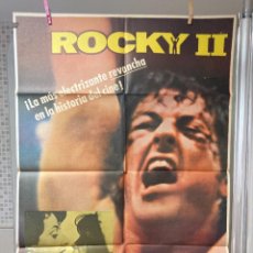 Cinema: CARTEL CINE ORIG REESTRENO ROCKY II (1979) / 70X100CM / SYLVESTER STALLONE. Lote 349605779