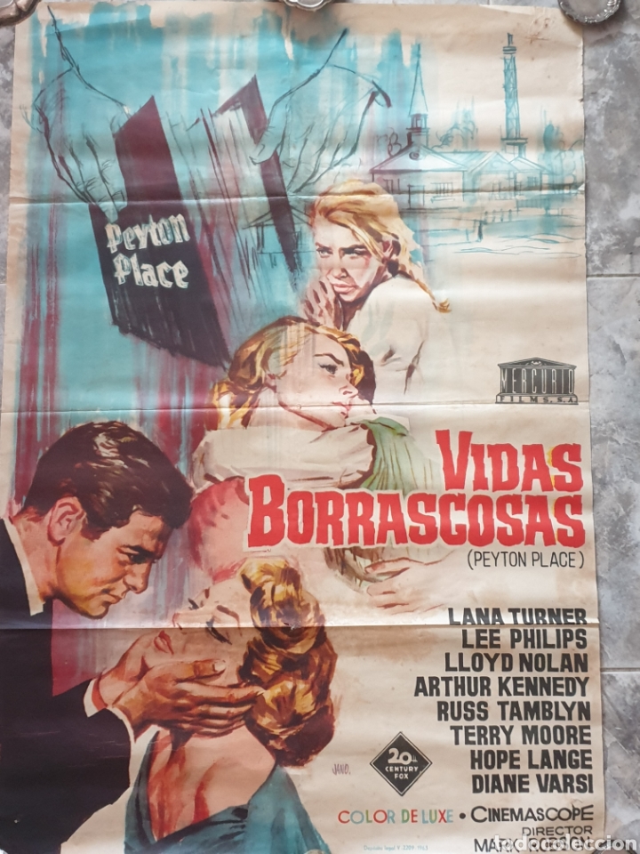 Cinema: P&oacute;ster de la pel&iacute;cula Vidas borrascosas.