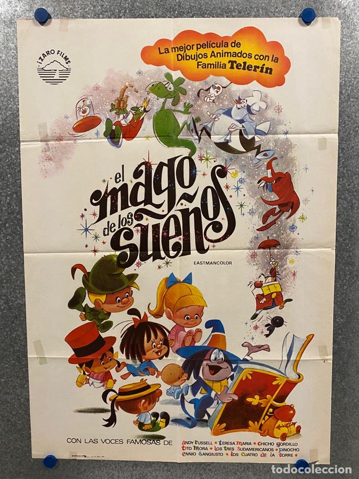 Cinema: El mago de los sue&ntilde;os. Francisco Maci&aacute;n, Alicia Soriano. A&Ntilde;O 1984. POSTER ORIGINAL