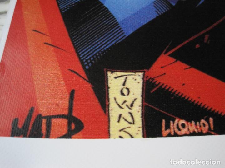 Cine: CARTEL PL&Aacute;STICO DE SUPERMAN - WIZARD - 1998 DC COMICS - Foto 6