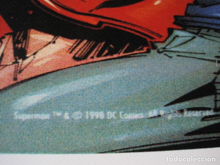 Cine: CARTEL PL&Aacute;STICO DE SUPERMAN - WIZARD - 1998 DC COMICS - Foto 7