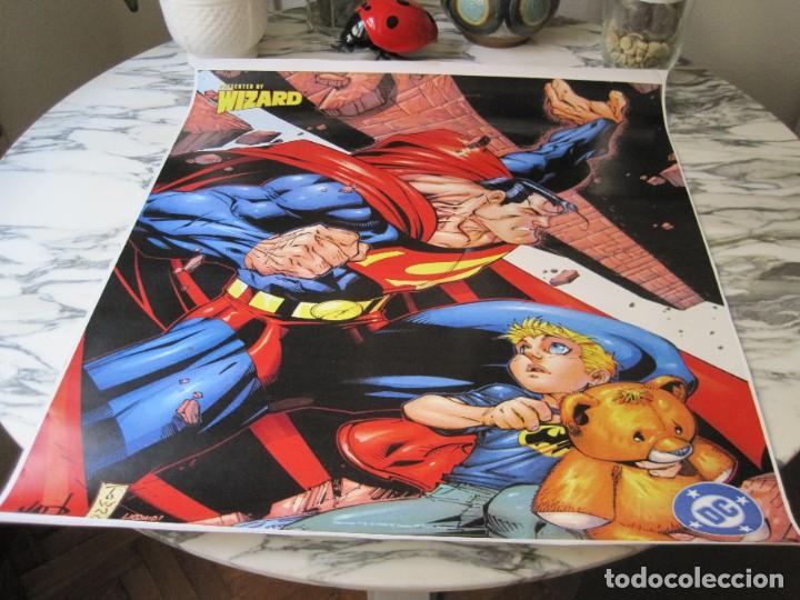 Cine: CARTEL PL&Aacute;STICO DE SUPERMAN - WIZARD - 1998 DC COMICS - Foto 10