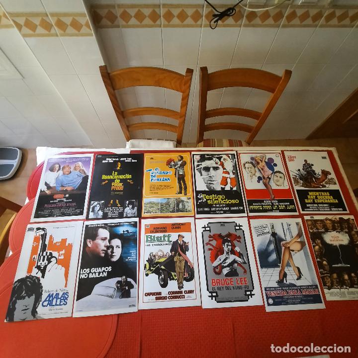 Cin&eacute;ma: LOTE DE 21 CARTELES MEDIANOS DE CINE - LOS QUE PUBLICABAN EN LOS PERI&Oacute;DICOS