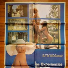 Cine: CARTEL CINE: LAS EXPERIENCIAS SEXUALES DE LA SRA. OBERST Y SUS SOBRINAS (ERWIN C. DIETRICH) LAHAIE. Lote 356496495