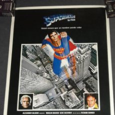 Cine: SUPERMAN POSTER 100 X 70 CHRISTOPHER REEVE. Lote 357679855