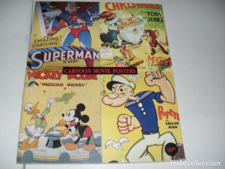 Cinema: (EN INGLES).CARTOON MOVIE POSTERS.EDITA BRUCE HERSHESON,1994.DIFICIL.