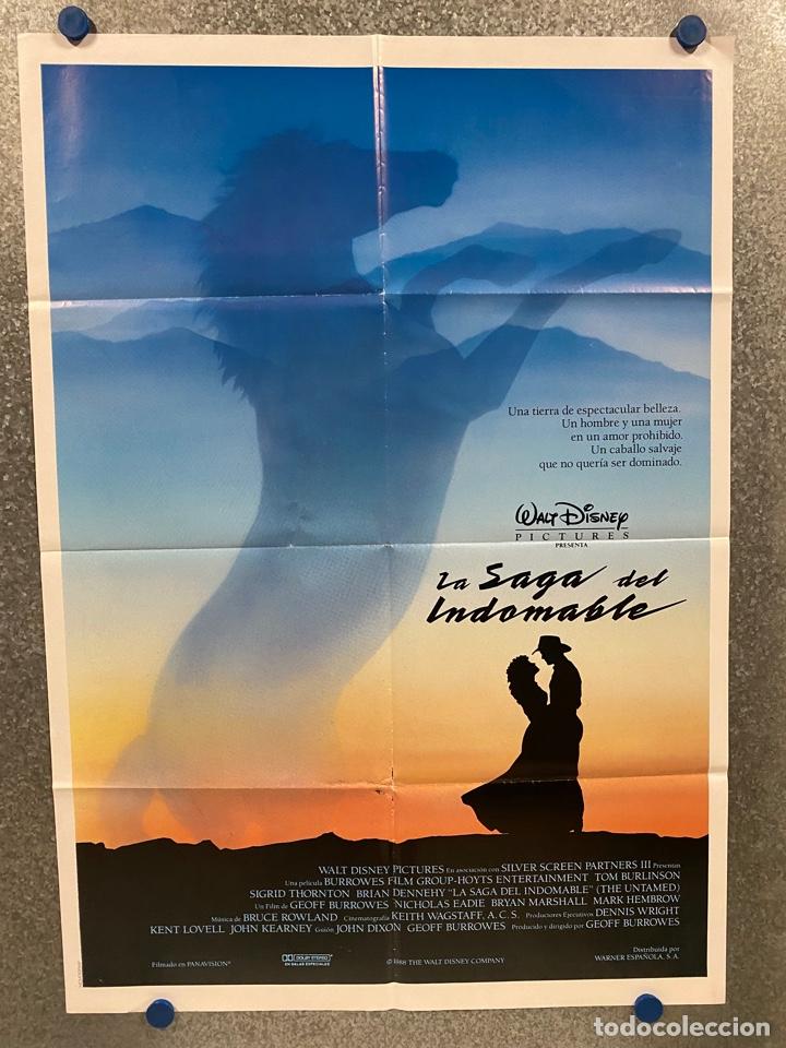 Cin&eacute;ma: La saga del indomable. Tom Burlinson, Sigrid Thornton, Brian Dennehy. A&Ntilde;O 1988. POSTER ORIGINAL.