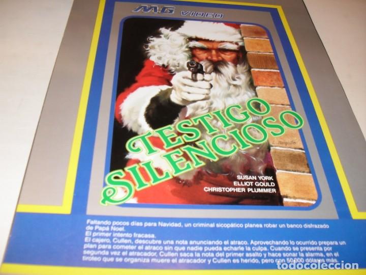 Cin&eacute;ma: CARTEL DE CINE DE CINE,TAMA&Ntilde;O A-4.TESTIGO SILENCIOSO,1978.A&Ntilde;OS 80,DE VIDEOCLUB.NUEVO.