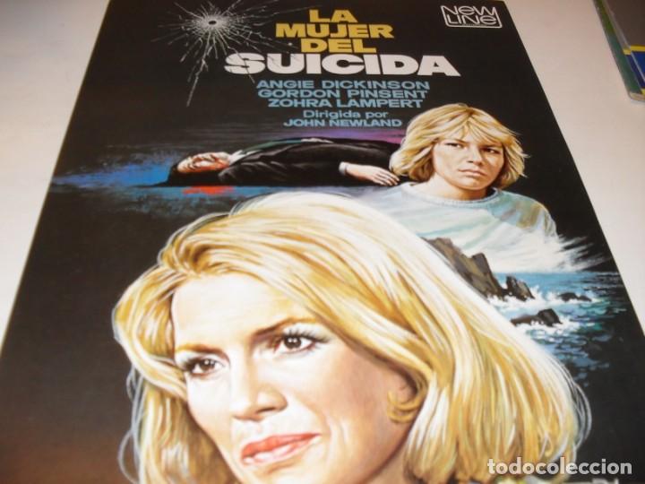 Cin&eacute;ma: CARTEL DE CINE DE CINE,TAMA&Ntilde;O A-4.,LA MUJER DEL SUICIDA,1980.A&Ntilde;OS 80,DE VIDEOCLUB.NUEVO.
