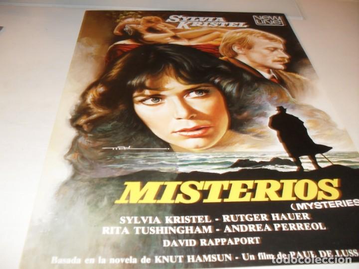 Cin&eacute;ma: CARTEL DE CINE DE CINE,TAMA&Ntilde;O A-4.,MISTERIOS,1979.A&Ntilde;OS 80,DE VIDEOCLUB.NUEVO.