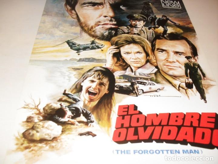 Cin&eacute;ma: CARTEL DE CINE DE CINE,TAMA&Ntilde;O A-4.EL HOMBRE OLVIDADO,1976.A&Ntilde;OS 80,DE VIDEOCLUB.NUEVO.