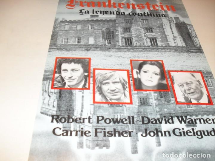 Cin&eacute;ma: CARTEL DE CINE DE CINE,TAMA&Ntilde;O A-4.FRANKENSTEIN,LA LEYENDA CONTINUA,1983.A&Ntilde;OS 80,DE VIDEOCLUB.NUEVO.