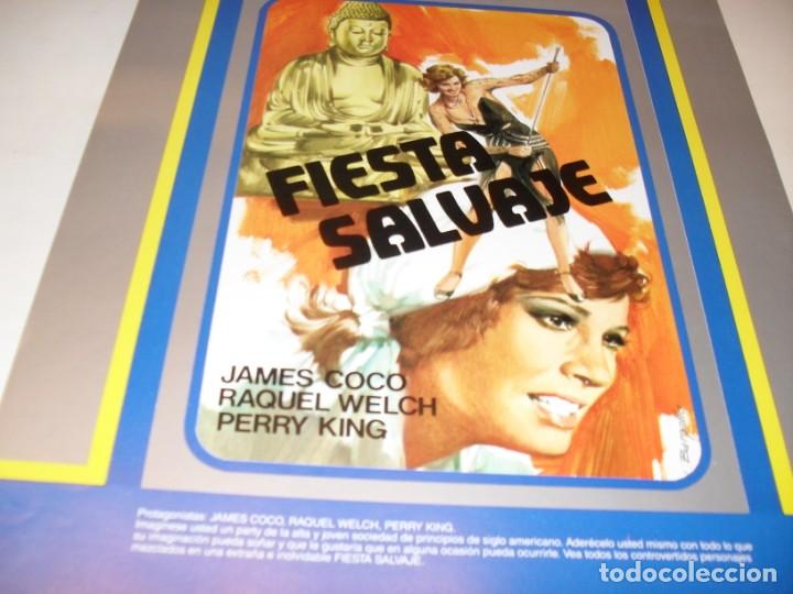Cin&eacute;ma: CARTEL DE CINE DE CINE,TAMA&Ntilde;O A-4.FIESTA SALVAJE,1975.A&Ntilde;OS 80,DE VIDEOCLUB.NUEVO.