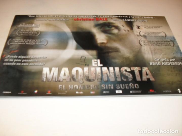 Cin&eacute;ma: FOLLETO PROMOCIONAL CINE EL MAQUINISTA,A&Ntilde;O 2004.NUEVO.