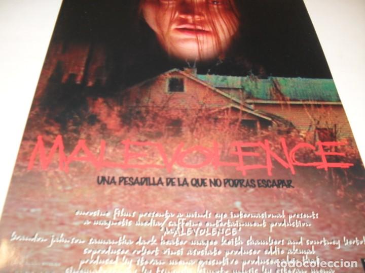Cin&eacute;ma: CARTEL PROMOCIONAL CINE MALEVOLENCE,A&Ntilde;O 2004.NUEVO.