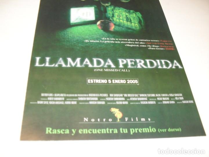 Cin&eacute;ma: CARTEL PROMOCIONAL CINE LLAMADA PERDIDA,A&Ntilde;O 2004.NUEVO.
