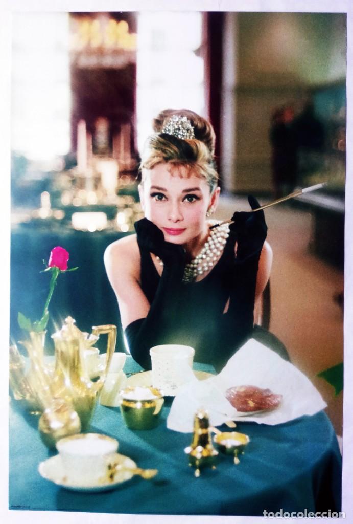 Cin&eacute;ma: AUDREY HEPBURN, (DESAYUNO CON DIAMANTES). P&Oacute;STER 61 X 91,5 cms.