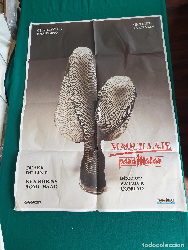 Cin&eacute;ma: MAQUILLAJE PARA MATAR CHARLOTTE RAMPLING MICHAEL SARRAZIN POSTER ORIGINAL 70X100