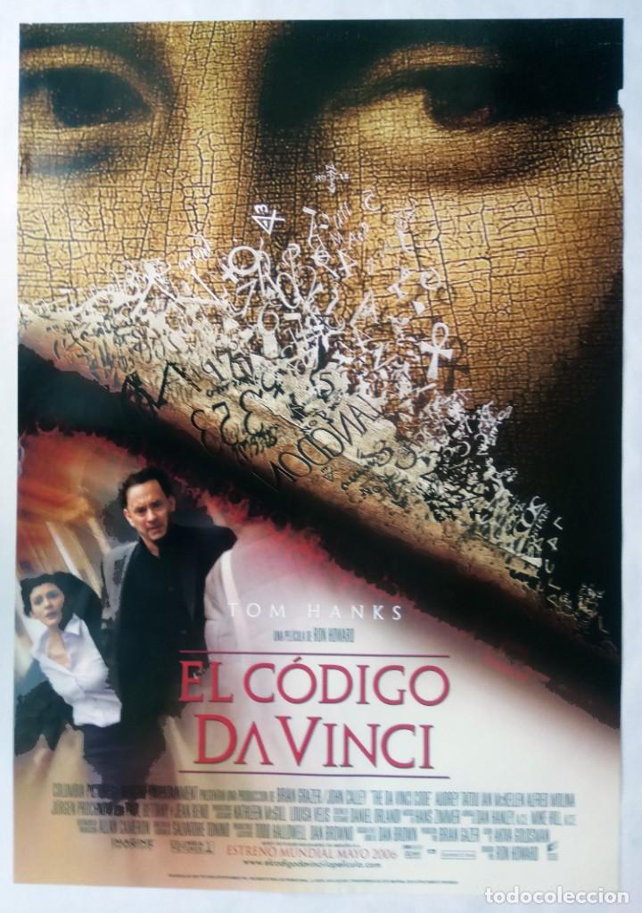 Cine: EL C&Oacute;DIGO DAVINCI. P&Oacute;STER 68 X 98 cms. - Foto 1