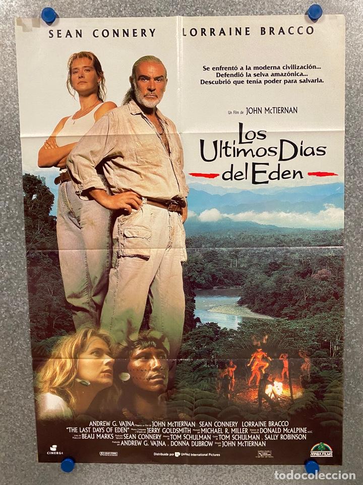 Cin&eacute;ma: Los &uacute;ltimos d&iacute;as del ed&eacute;n. Sean Connery, Lorraine Bracco, Jos&eacute; Wilker, Rodolfo D. POSTER ORIGINAL.