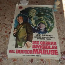 Cine: LAS GARRAS INVISIBLES DEL DOCTOR MABUSE,AÑO 1963. Lote 361193560