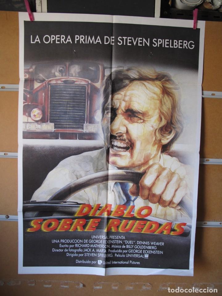 Cine: POSTER2103 DIABLO SOBRE RUEDAS - Foto 1