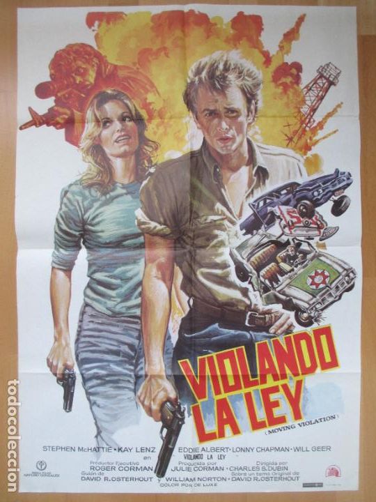Cine: CARTEL CINE VIOLANDO LA LEY STEPHEN MCHATTIE KAY LENZ 1978 CN9
