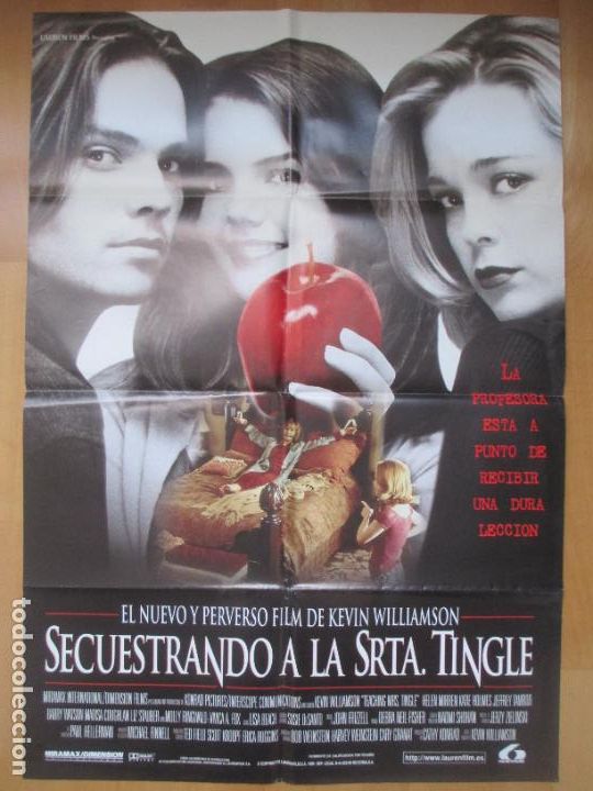 Kino: CARTEL CINE SECUESTRANDO A LA SRTA. TINGLE KEVIN WILLIAMSON CN28