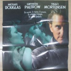 Cine: CARTEL CINE UN CRIMEN PERFECTO MICHAEL DOUGLAS GWYNETH PALTROW 1998 CN42. Lote 364052136