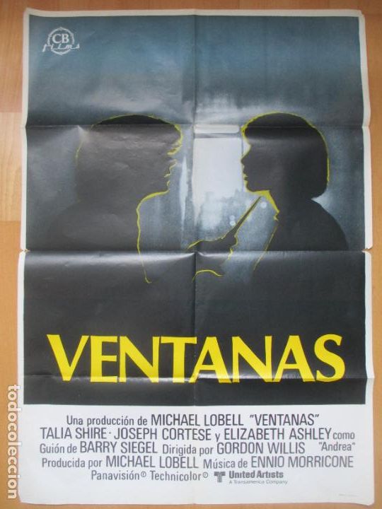 Kino: CARTEL CINE VENTANAS TALIA SHIRE JOSEPH CORTESE 1980 CN48