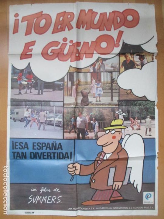 Cine: CARTEL CINE &iexcl;TO ER MUNDO E G&Uuml;ENO! SUMMERS 1982 CN49