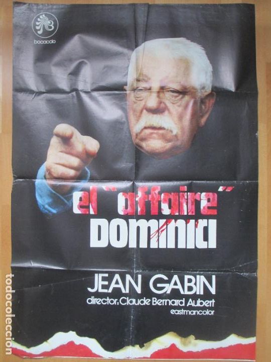 Kino: CARTEL CINE EL AFFAIRE DOMINICI JEAN GABIN 1973 CN54