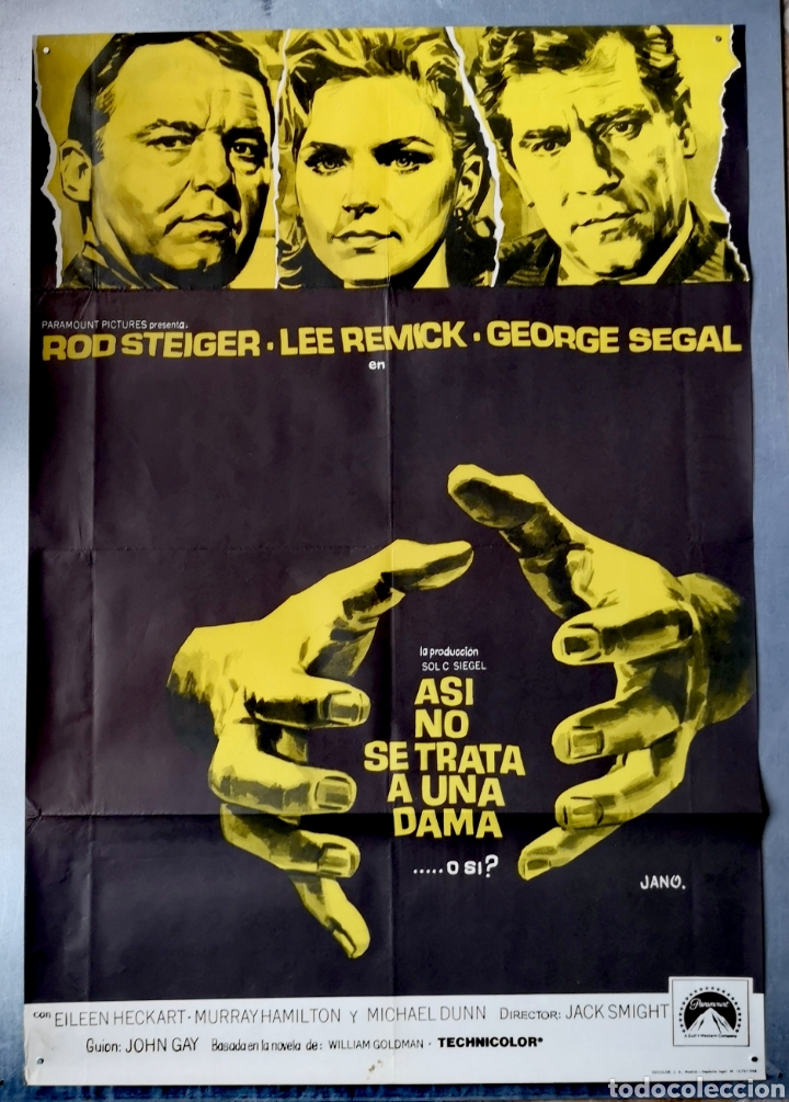 Cinema: AS&Iacute; NO SE TRATA A UNA DAMA - 70 X 100 - (6)