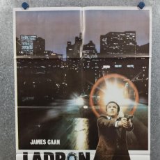 Cine: LADRÓN. JAMES CAAN, TUESDAY WELD, WILLIE NELSON, JAMES BELUSHI. AÑO 1981. POSTER ORIGINAL. Lote 365890291