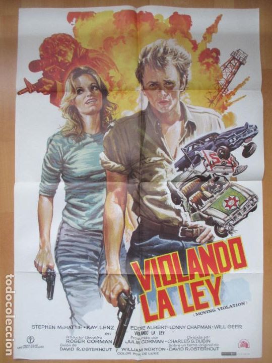 Cin&eacute;ma: CARTEL CINE VIOLANDO LA LEY STEPHEN MCHATTIE KAY LENZ 1978 CN61