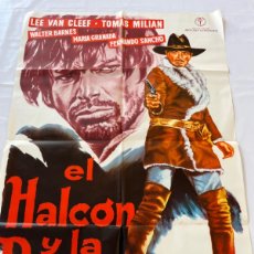 Cine: EL HALCÓN Y LA PRESA. LEE VAN A LEER DIRIGIDA POR SERGIO SOLLIMA. CARTEL ORIGNAL.. Lote 366408496