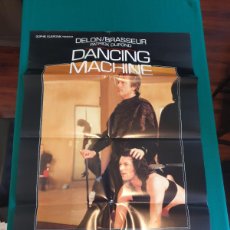 Cine: DANCING MACHINE ALAIN DELON CLAUDE BRASSEUR POSTER ORIGINAL 70X100. Lote 367894626