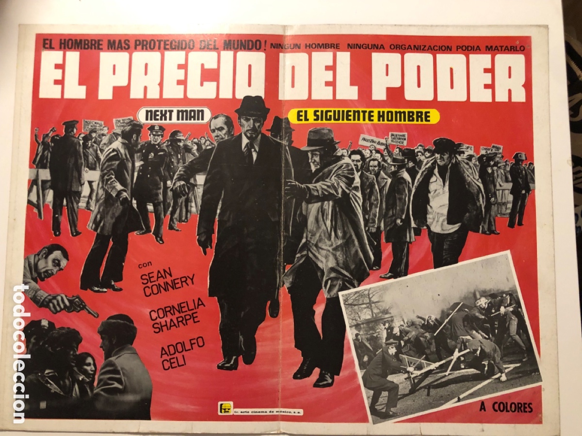 Cinema: C&aacute;rtel mexicano el arabe el precio del poder Sean connery 42x56 cm u