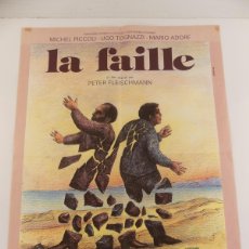 Cine: CARTEL DE CINE - LA FAILLE. Lote 374422819