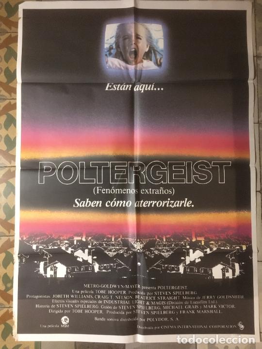 Cine: poltergeist fenomenos extra&ntilde;os tobe hopper poster cartel original estreno