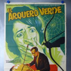 Cine: EL ARQUERO VERDE - LITOGRAFIA, SOLIGO, AÑO 1961. Lote 375574289