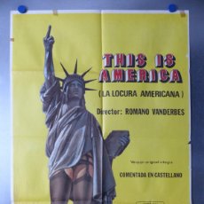 Cine: THIS IS AMERICA, LA LOCURA AMERICANA, AÑOS 1970. Lote 375959479