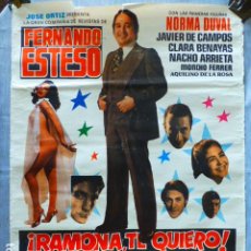 Cine: RAMONA TE QUIERO FERNANDO ESTESO NORMA DUVAL 64 X 44 CMTS