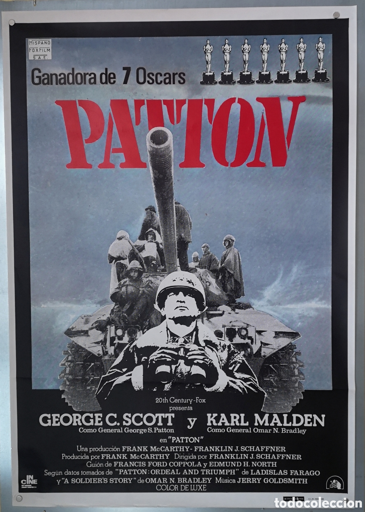 Cine: PATTON - 1970 - 70 X 100 - (10) - Foto 1