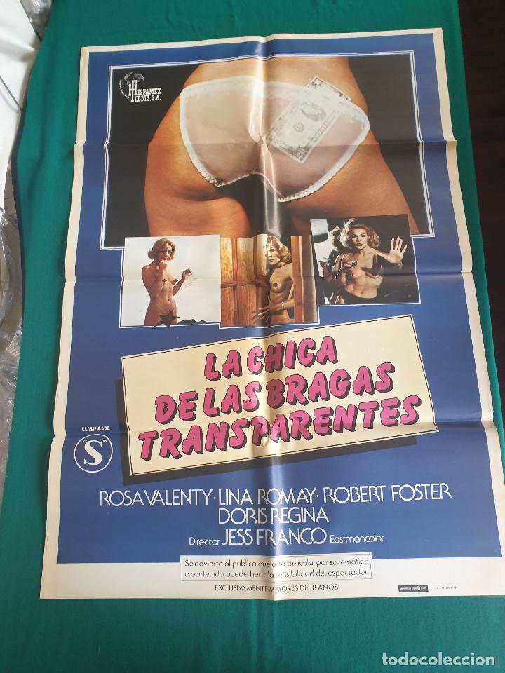 Cin&eacute;ma: LA CHICA DE LAS BRAGAS TRANSPARENTES POSTER 70 X 100 APROX.