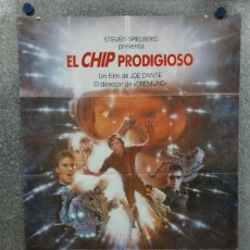 Cine: EL CHIP PRODIGIOSO. DENNIS QUAID, MARTIN SHORT, MEG RYAN AÑO 1987 POSTER ORIGINAL