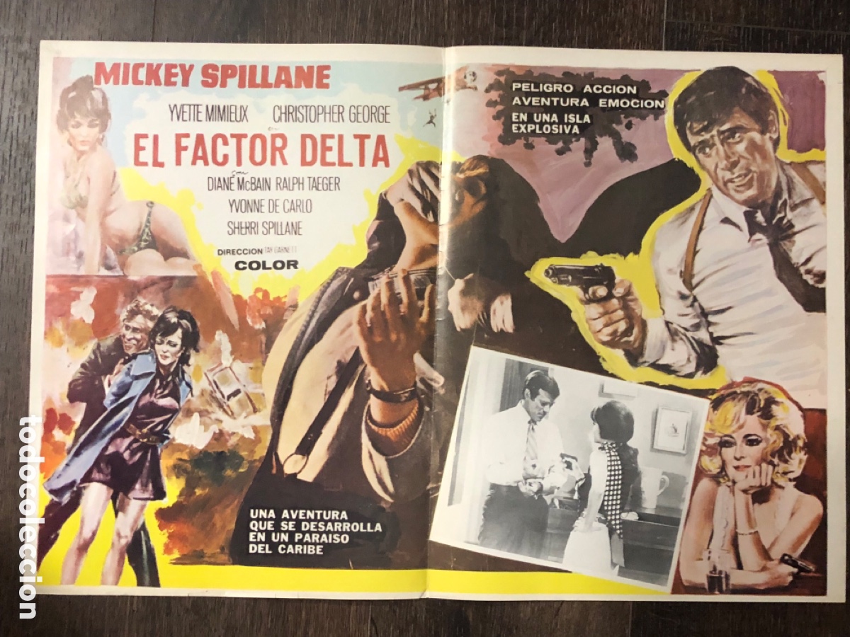 Cine: Cartel mexicano el factor delta yvette mimieux christopher george yvonne de Carlo 40x60 cm