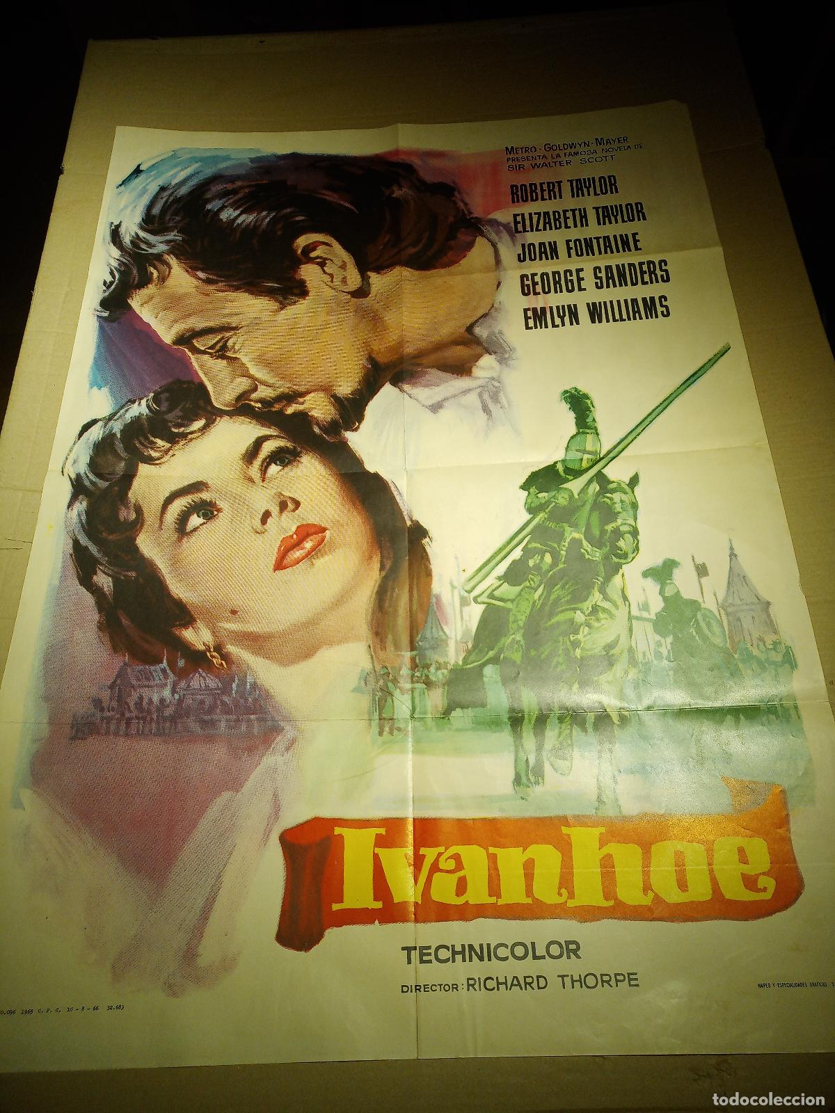 Cine: Cartel original IVANHOE 1965 - Foto 1