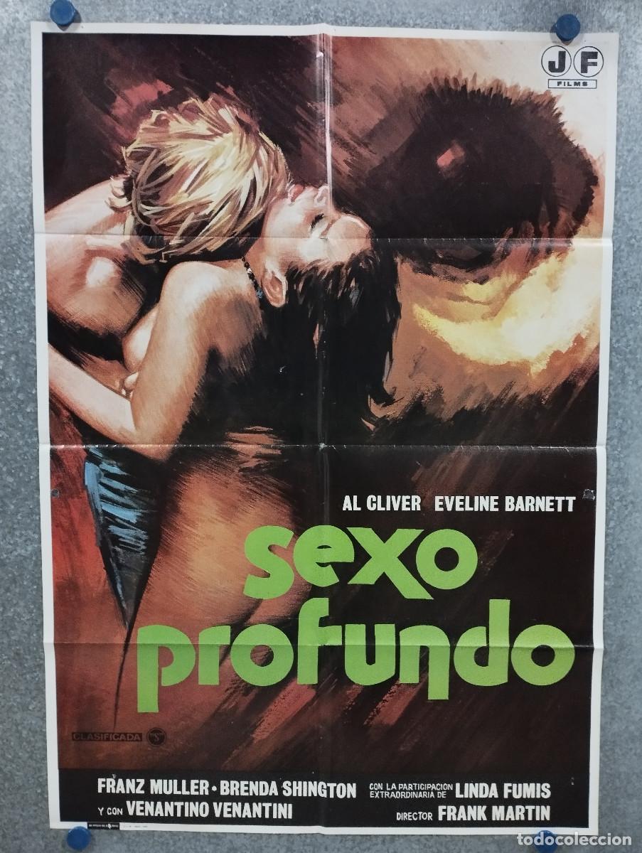 Cinema: SEXO PROFUNDO. FRANZ MULLER, BRENDA SHINGTON, VENANTINO VENANTINI. A&Ntilde;O 1980. POSTER ORIGINAL