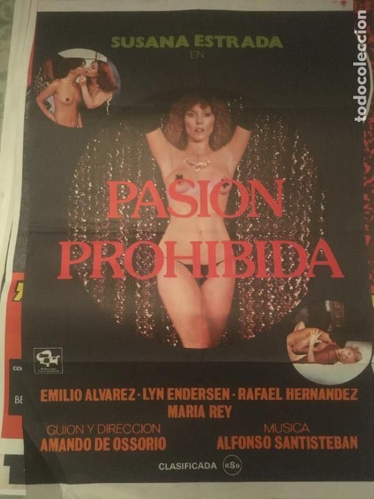Cinema: pasion prohibida susana estrada poster cartel original estreno
